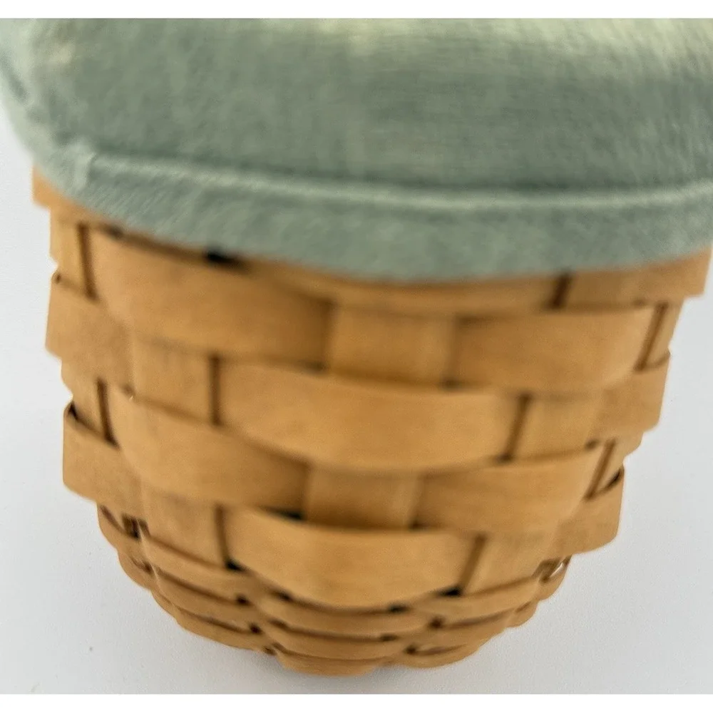 Longaberger 2007 Small Gatehouse Basket W/  Fabric Liner And Protector #6612